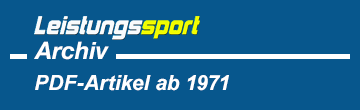 Leistungssport Archiv von 1971 bis 2014